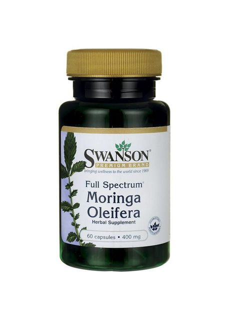 Моринга,, Moringa Oleifera, 400 мг, 60 капсул Swanson (366733873)