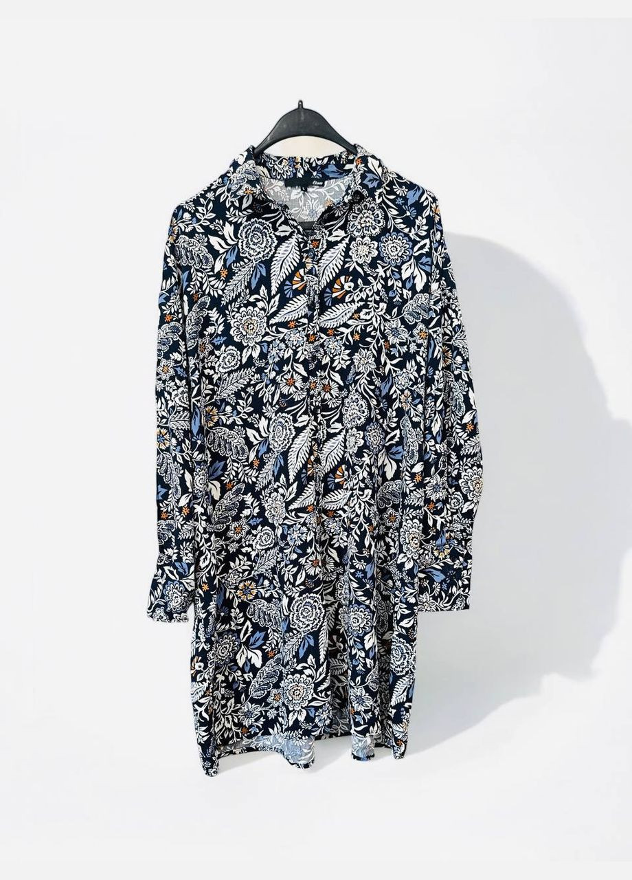 Комбинированное платье-туника Etam однотонное