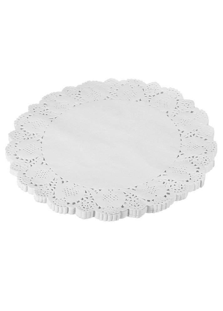 Серветки паперові ажурні кондитер коло 12 шт. 12.5" (31.5 см) RD12512 Stenson (322294409)