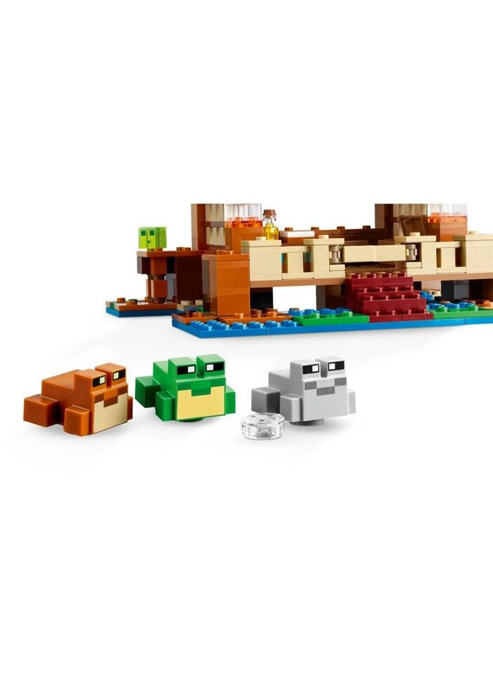 Конструктор Minecraft Будинок у формі жаби 400 деталей (21256) Lego (281425579)