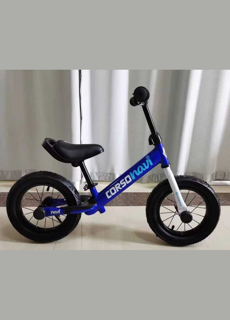 Велобіг " Navi" NV-12645 (1) сталева рама, колесо 12", надувні колеса, підніжка, підставка для ніг, дзвіночок Corso (322328902)