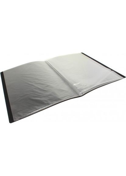 Папка з 10-ма файлами А4 чорна (6) (24) E30601-01 ECONOMIX (322499499)