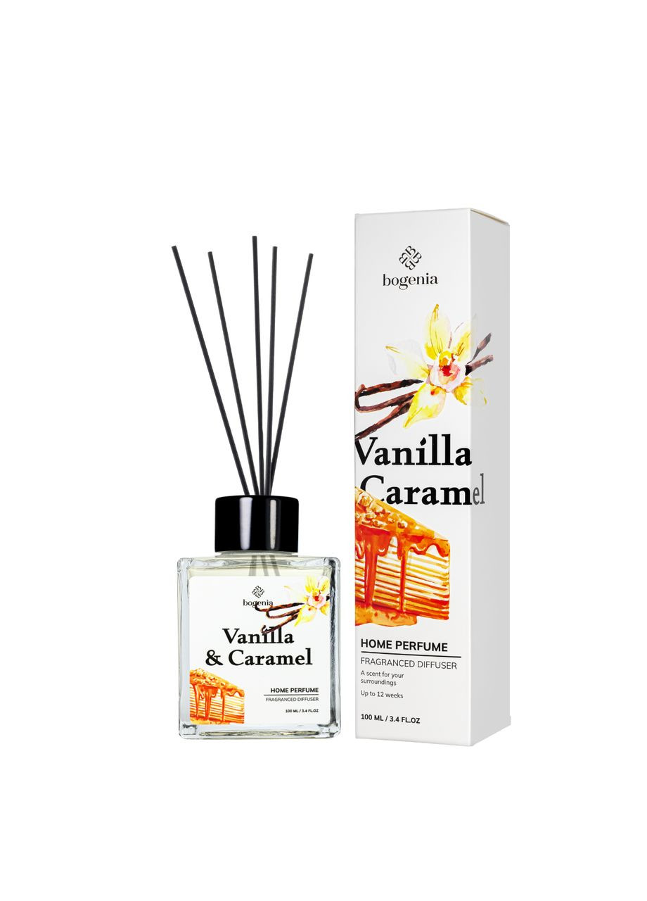 Аромадифузор для дому Vanilla & Caramel парфумований BG360.003, 100 мл Bogenia (367990160)