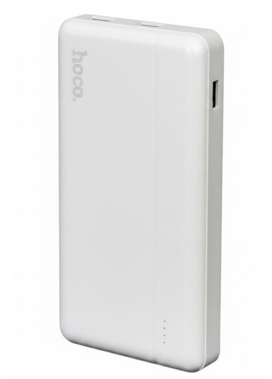 Зовнішній акумулятор 20000 mAh Li-Pol з двома USB-портами білий 2104618823) Hoco (369963229)