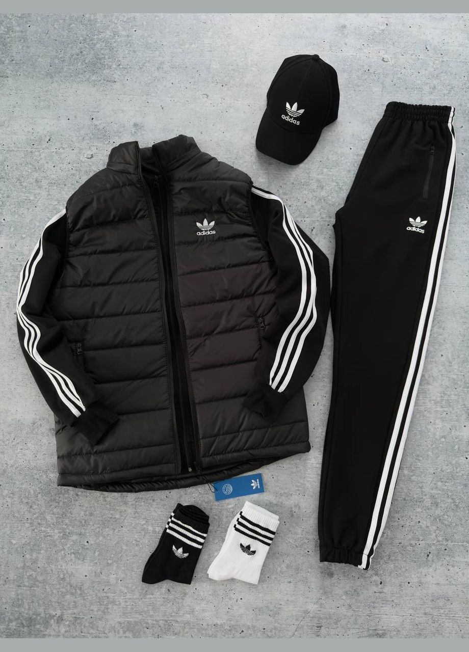 Набір Жилет-кофта-штани-кепка- шкарпетки 2 пари No Brand (326751598)