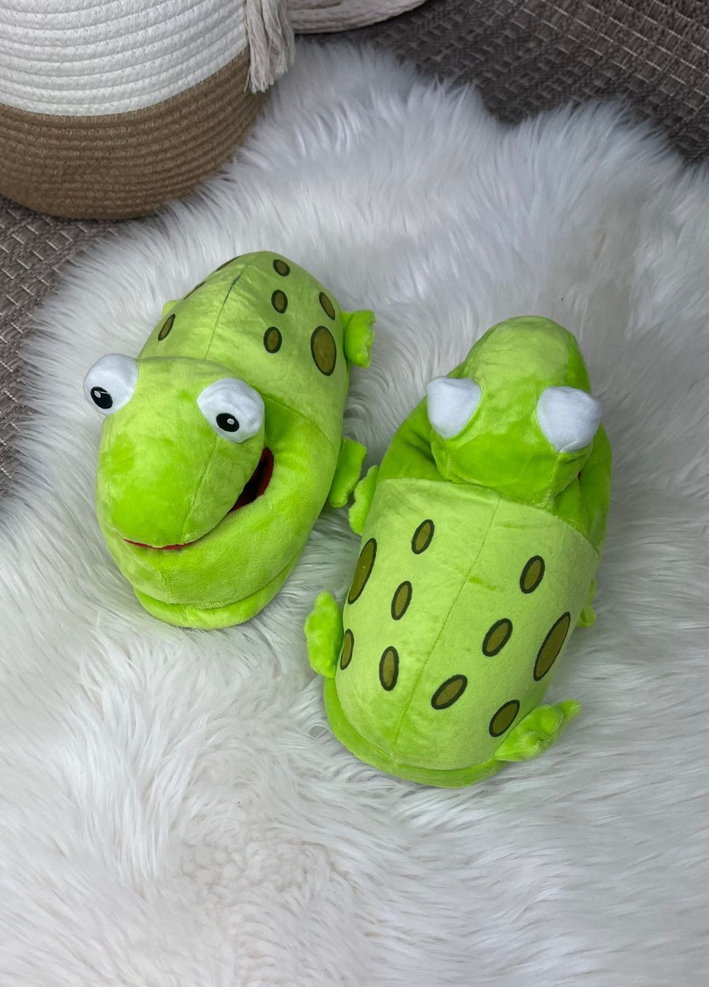 Домашні тапочки жабка лягушка плюшеві My Kigu (368766148)