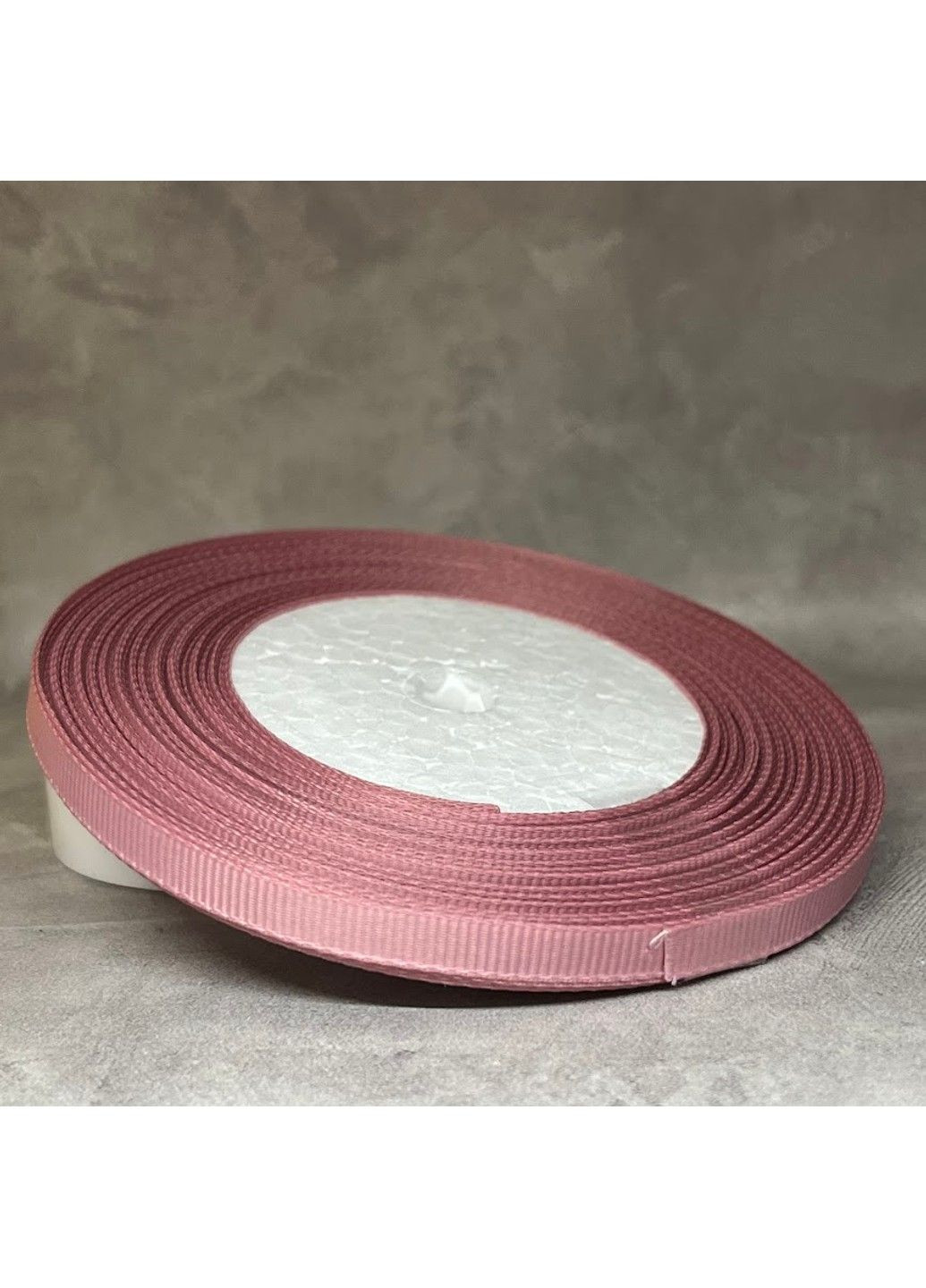 Репсовая лента 0,6 см, цвет розовый, (пыльная роза), арт 016448, 23 м No Brand (316260466)