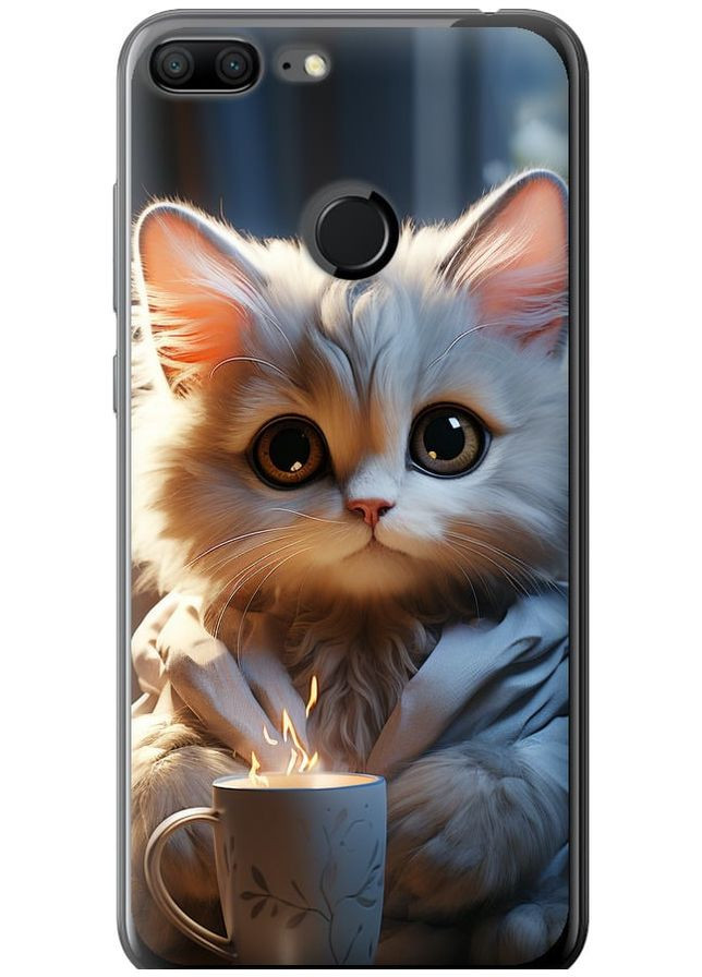 2D пластиковий чохол 'Білий кіт' для Endorphone Huawei Honor 9 Lite (265397962)