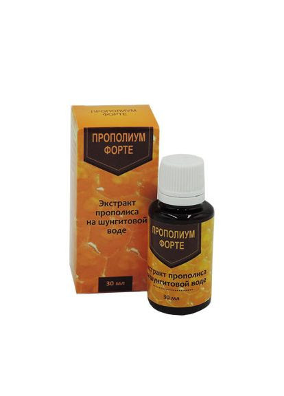 Экстракт прополиса на шунгитовой воде Прополиум Форте No Brand (304767114)