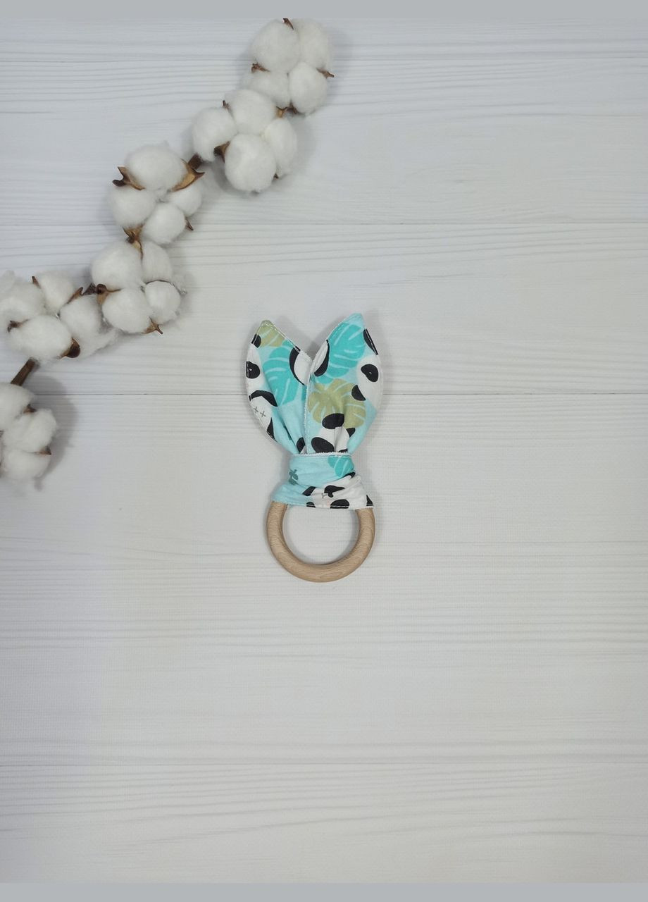 Комфортер Ведмедик і Еко гризунок Шурхітливі вушка a.l.babybox Панди у листі М'ятний No Brand (315488172)