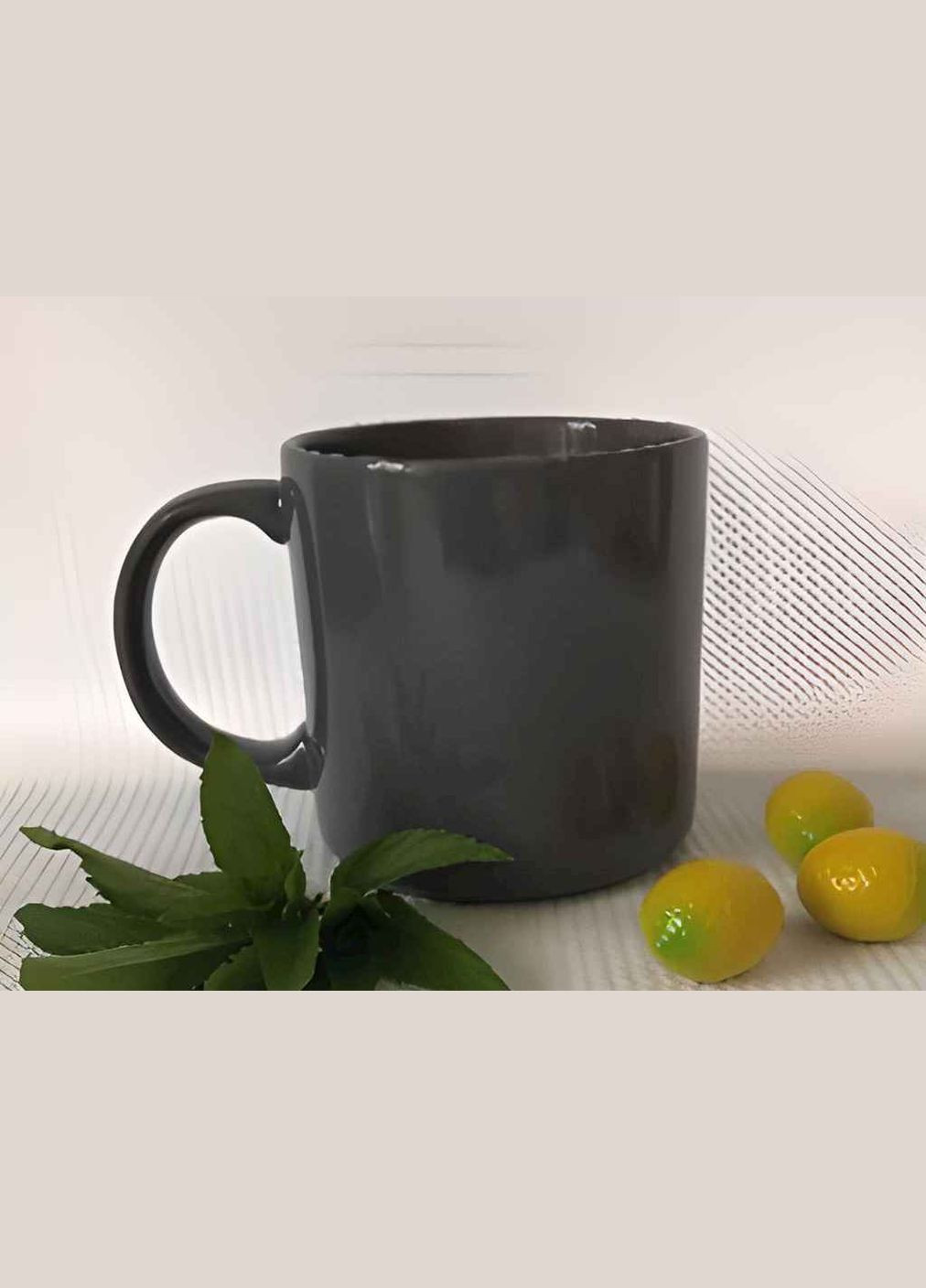 Чашка СЛОВ'ЯНСЬК Офісна 350мл Графіт Слов'янськ (357222930)