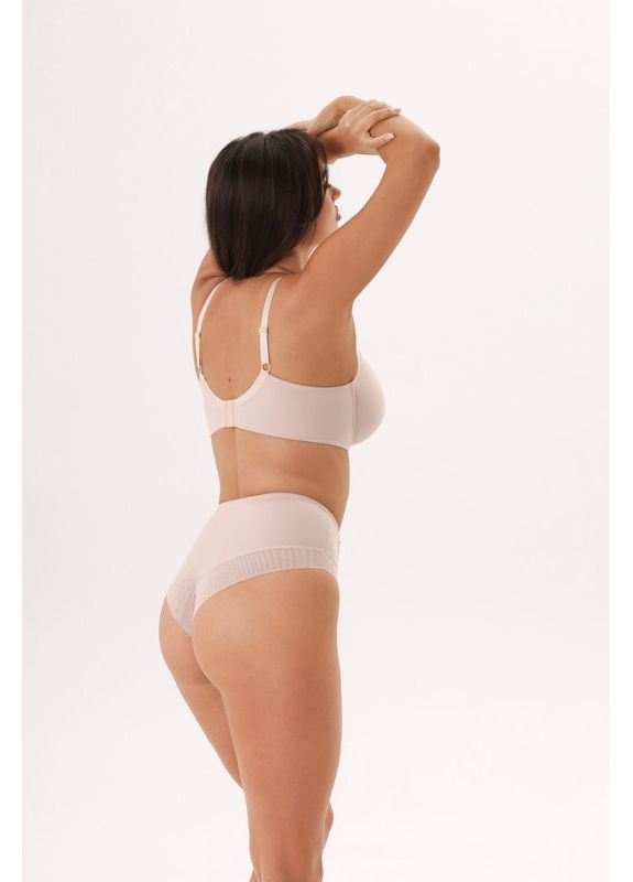 Пудровый бюстгальтер на косточках с мягкими чашками Kalyna с косточками