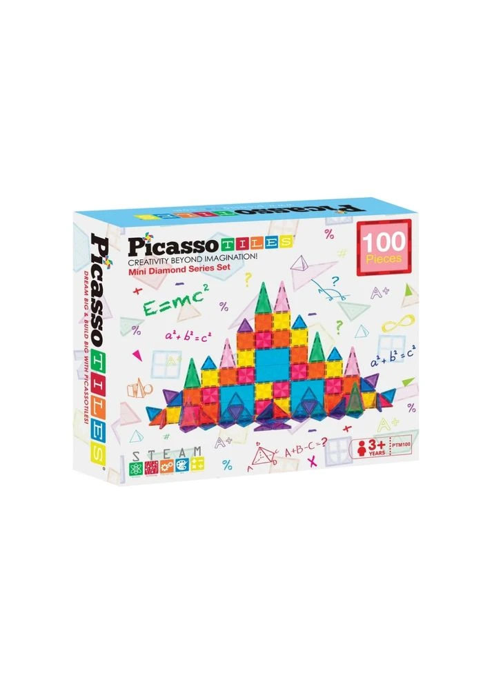 Магнитный конструктор Tiles Mini Diamond Series Set 100 деталей (m123613) Picasso магнітний Tiles Mini Diamond Series Set 100 детале (375797961)