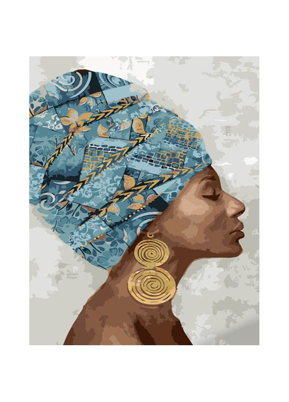 Картина за номерами Східна краса з лаком см розмальовка для дітей та дорослих творчість Strateg (369760076)