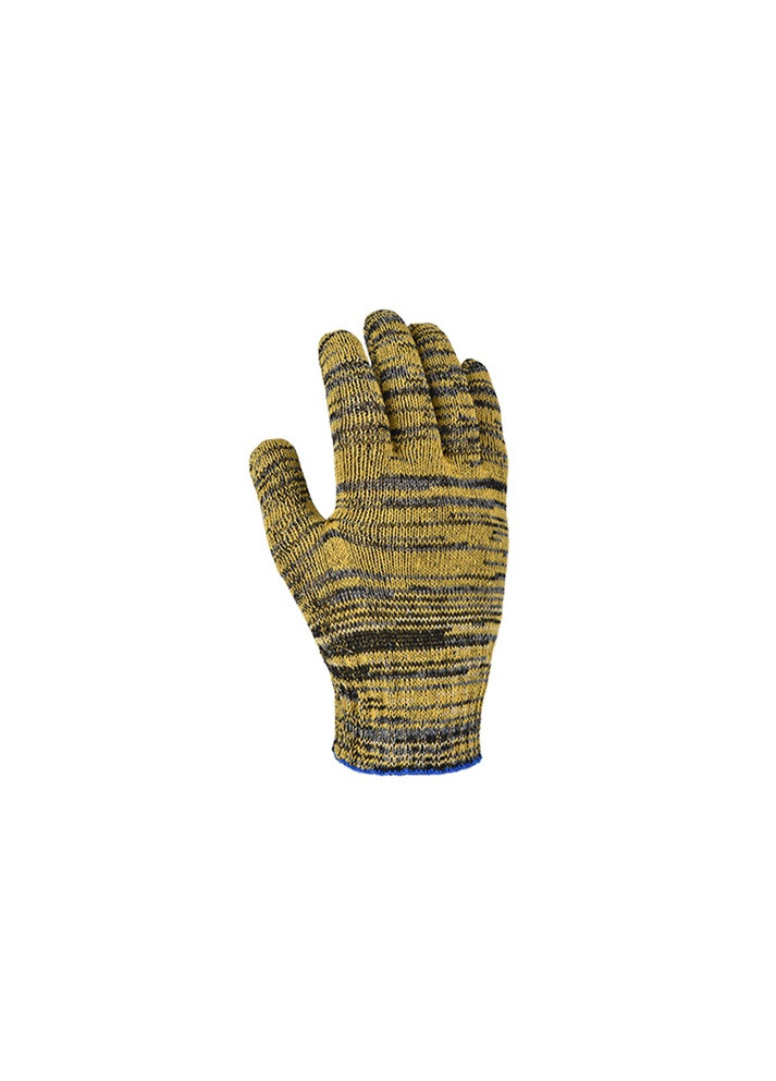 Перчатки Универсал 4242 (ПВХ-рисунок, XL) желтые рабочие трикотажные (21892) Doloni (295032898)
