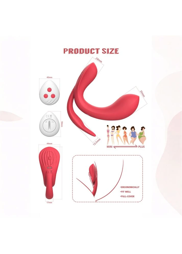 Вибростимулятор для женщин Triple Orgasm Vibrator Kissen Acein Chisa (381045867)