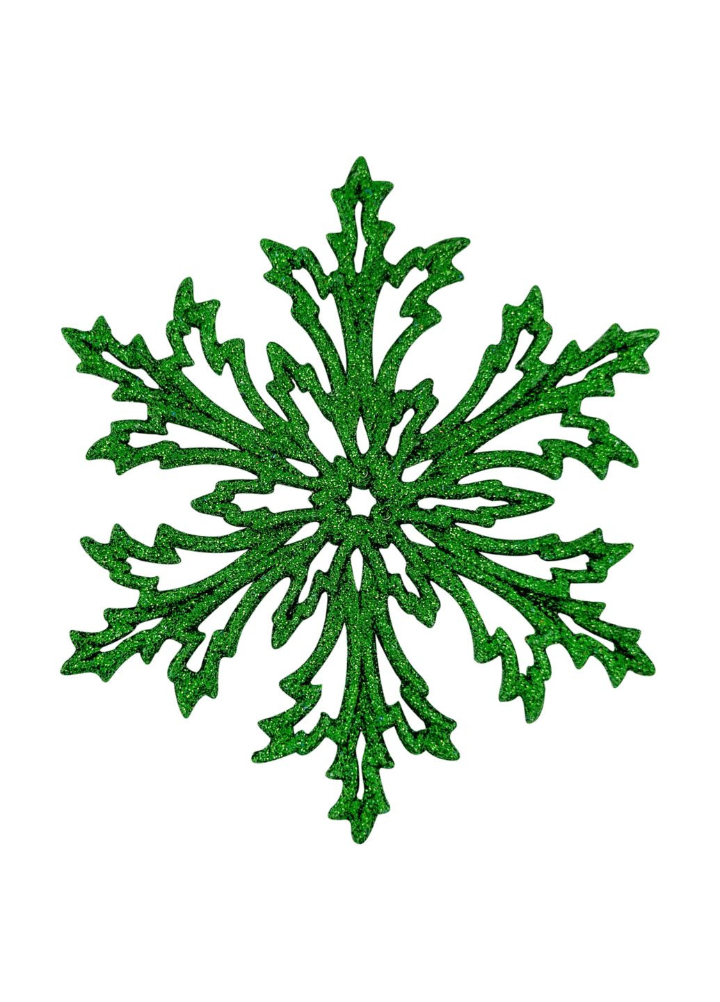 Новогодняя подвеска Снежинка Морозко-2 12 см белый MIS LT (365627402)