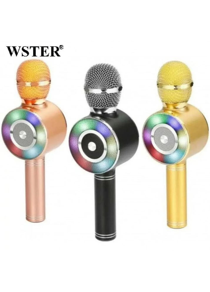 Караоке микрофон Wster WS-669 беспроводной микрофон с встроенным динамиком Digital (372114012)