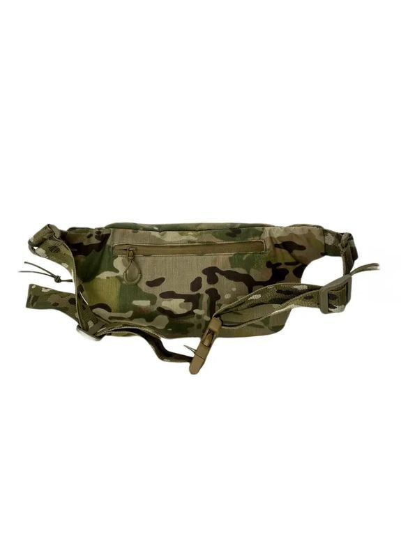 Мужская сумка бананка на пояс WolfPack, с резиновой крепью для вещей. Мужская текстильная сумка на поясе. HardKIT 8237222-HK (370140814)