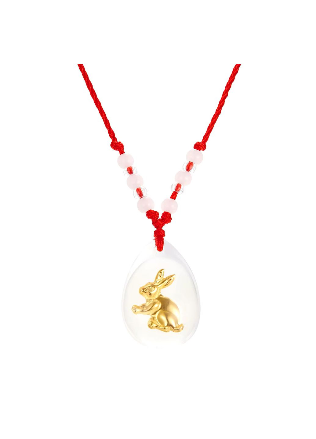 Фосфорна підвіска, що світиться - чотки з китайськими знаками зодіаку КРОЛИКА No Brand (306717383)