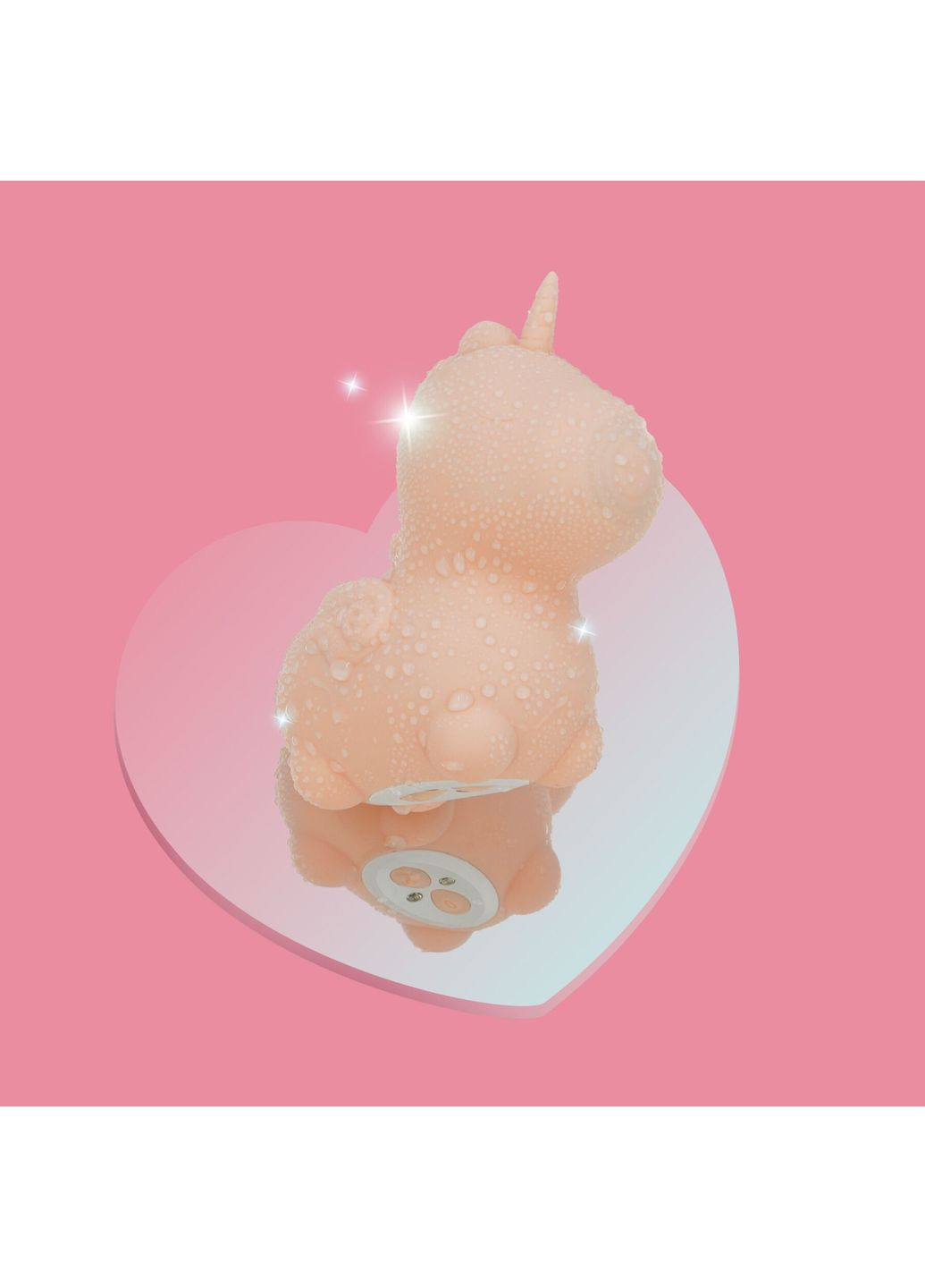 Вібратор-єдиноріжка Heart Throb, з пульсацією - CherryLove Unihorn (369666147)