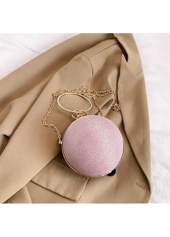 Жіноча кругла сумка 5007 куля на ланцюжку No Brand (367041181)