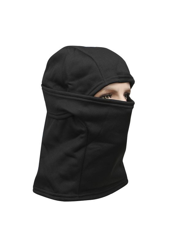 Lesko тактическая балаклава 002 black маска зимняя подшлемник на флисе 7 шт. черный производство - Китай