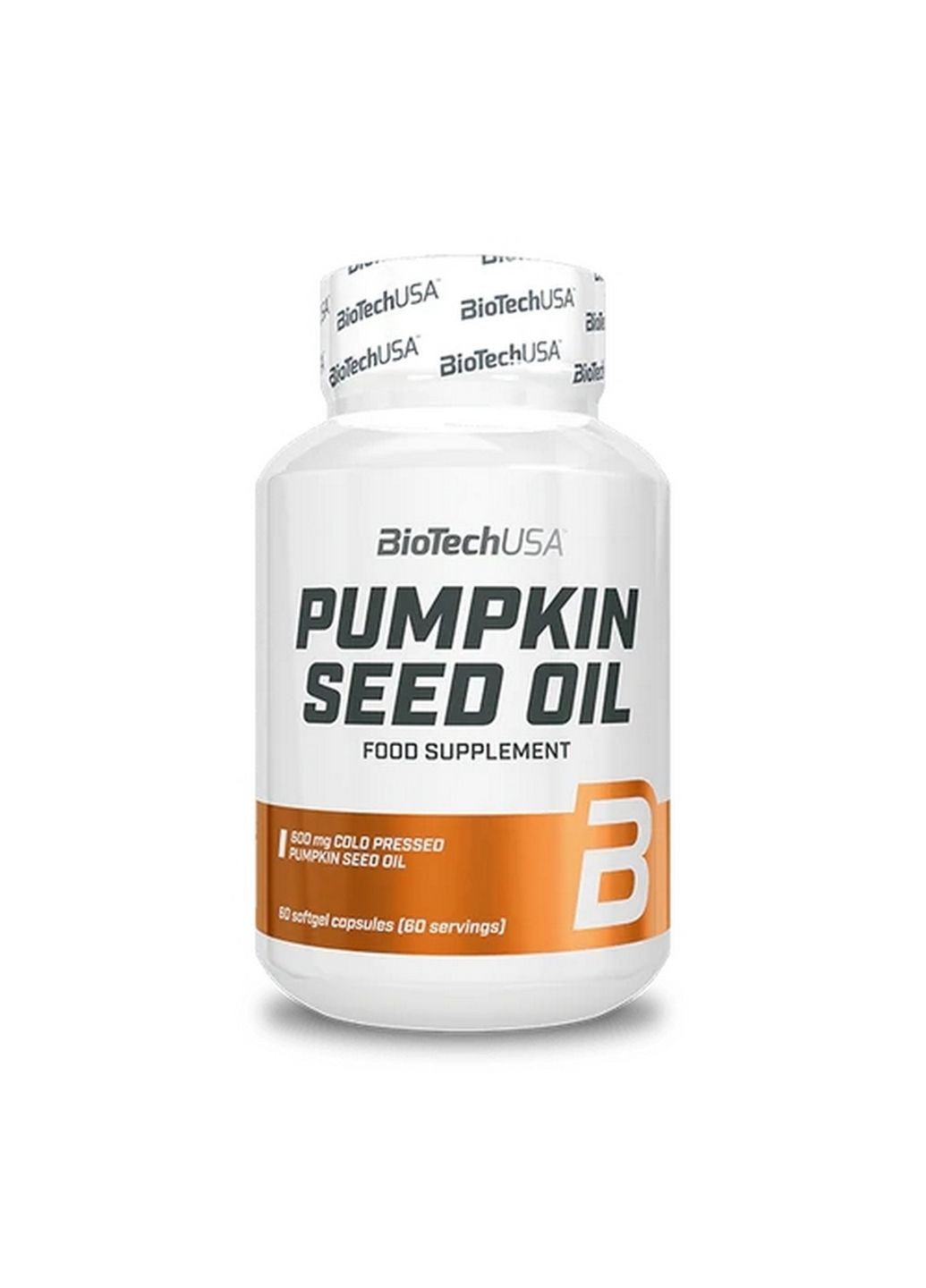 Натуральна добавка Pumpkin Seed Oil, 60 капсул Biotech (293482404)