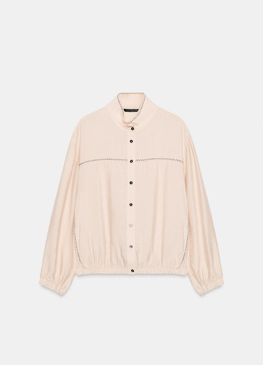 Молочная блузa Zara