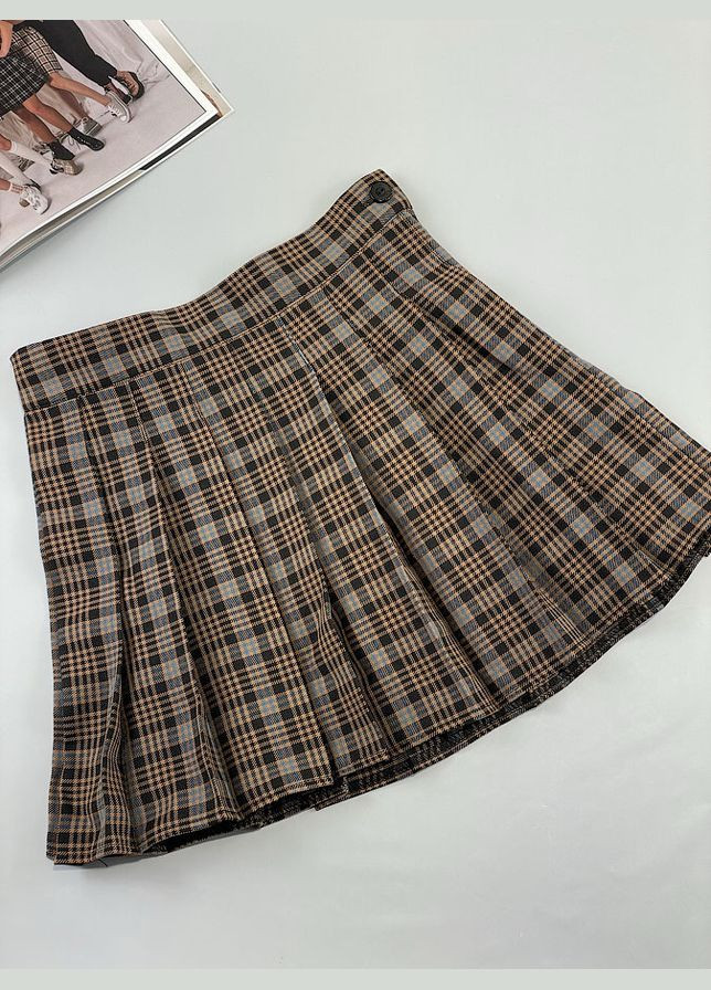 Спідниця в клітинку для дівчинки Mevis (299907181)