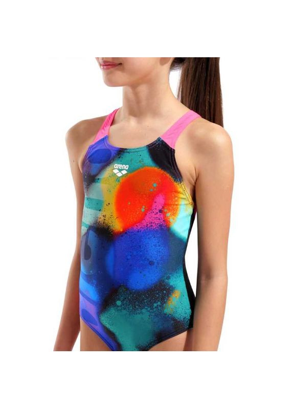 Комбинированный демисезонный купальник детский spray paint swimsuit swim pro (010286-590) 8 Arena