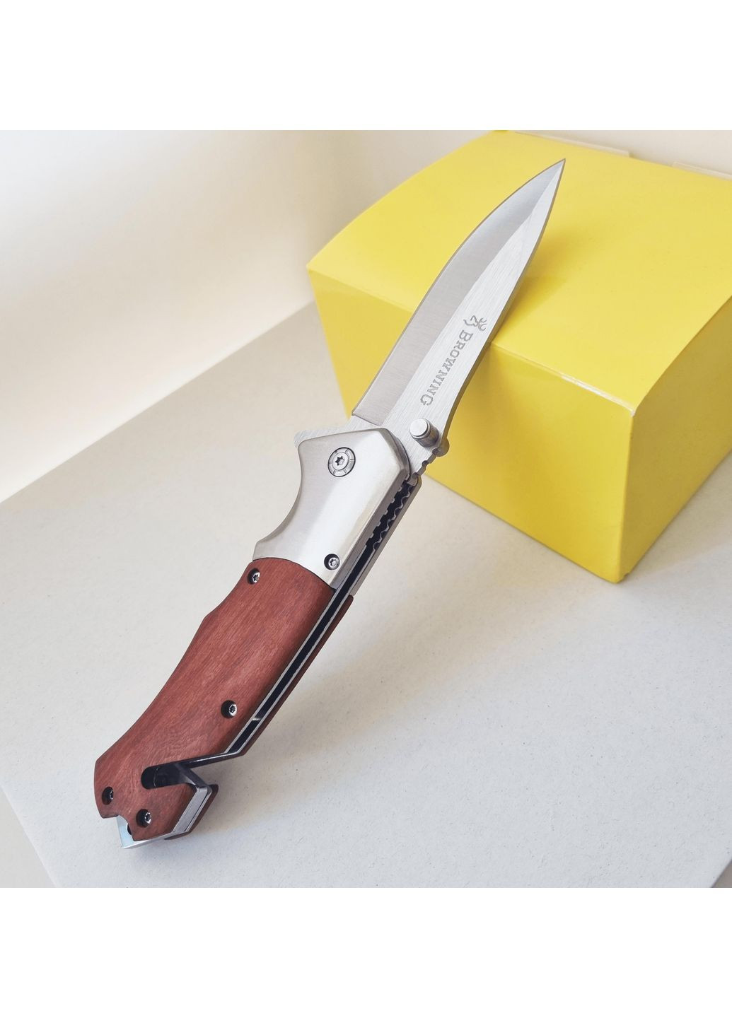 Авторский раскладной нож с лазерной гравировкой No Brand (365819711)