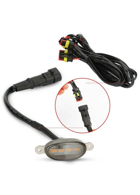 Универсальный габаритный фонарь, белый No Brand (348334743)