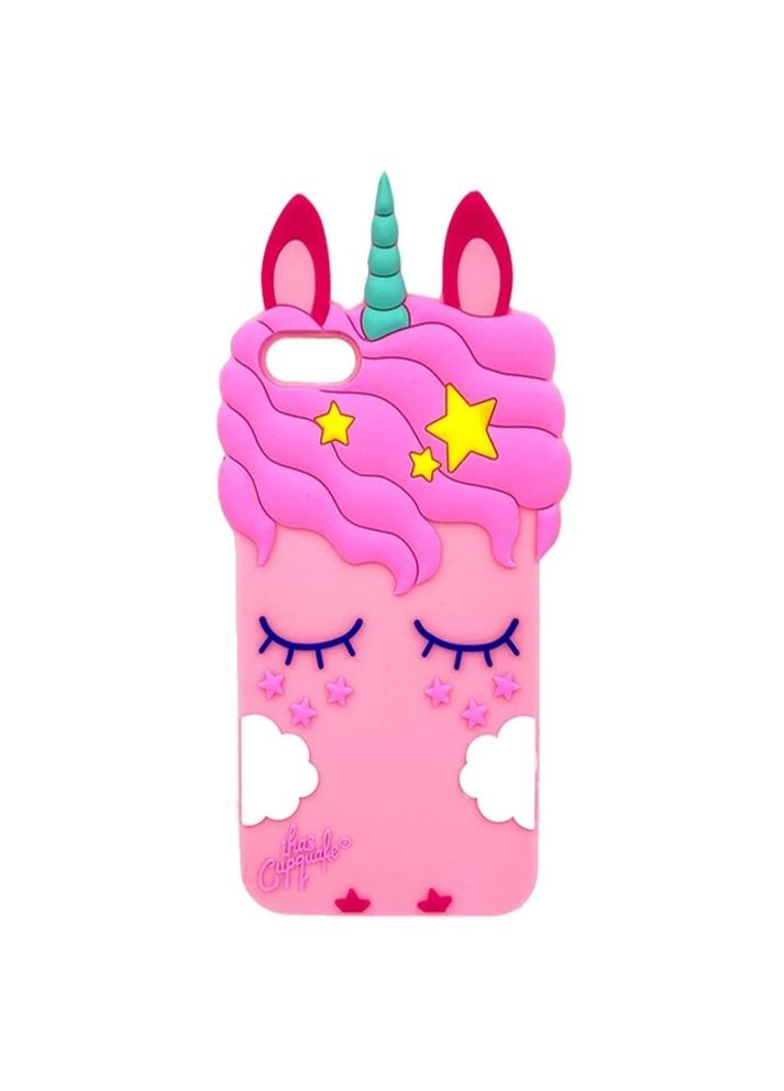 Чохол на 8 рожевий Єдиноріг силіконовий 3d No Brand (360896525)