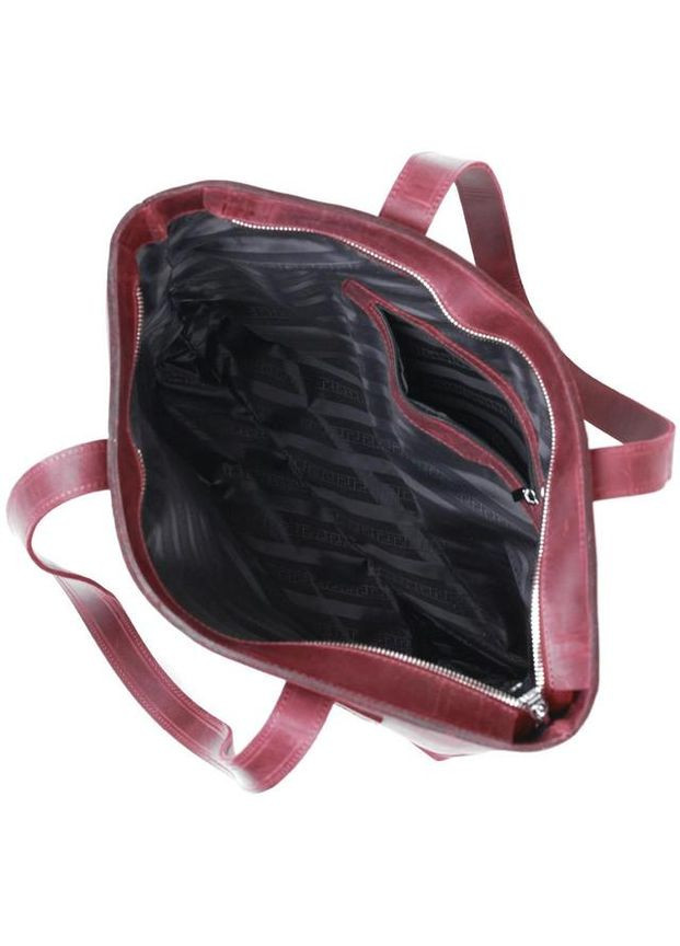 Сумка шоппер женская из натуральной кожи на плечо большая Бордовый 39153 Shvigel (353302639)