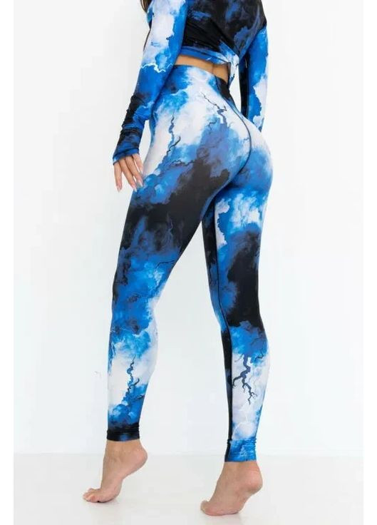 Термокомплект женский с принтом SNOWJET синий M TOTALFIT (372506252)