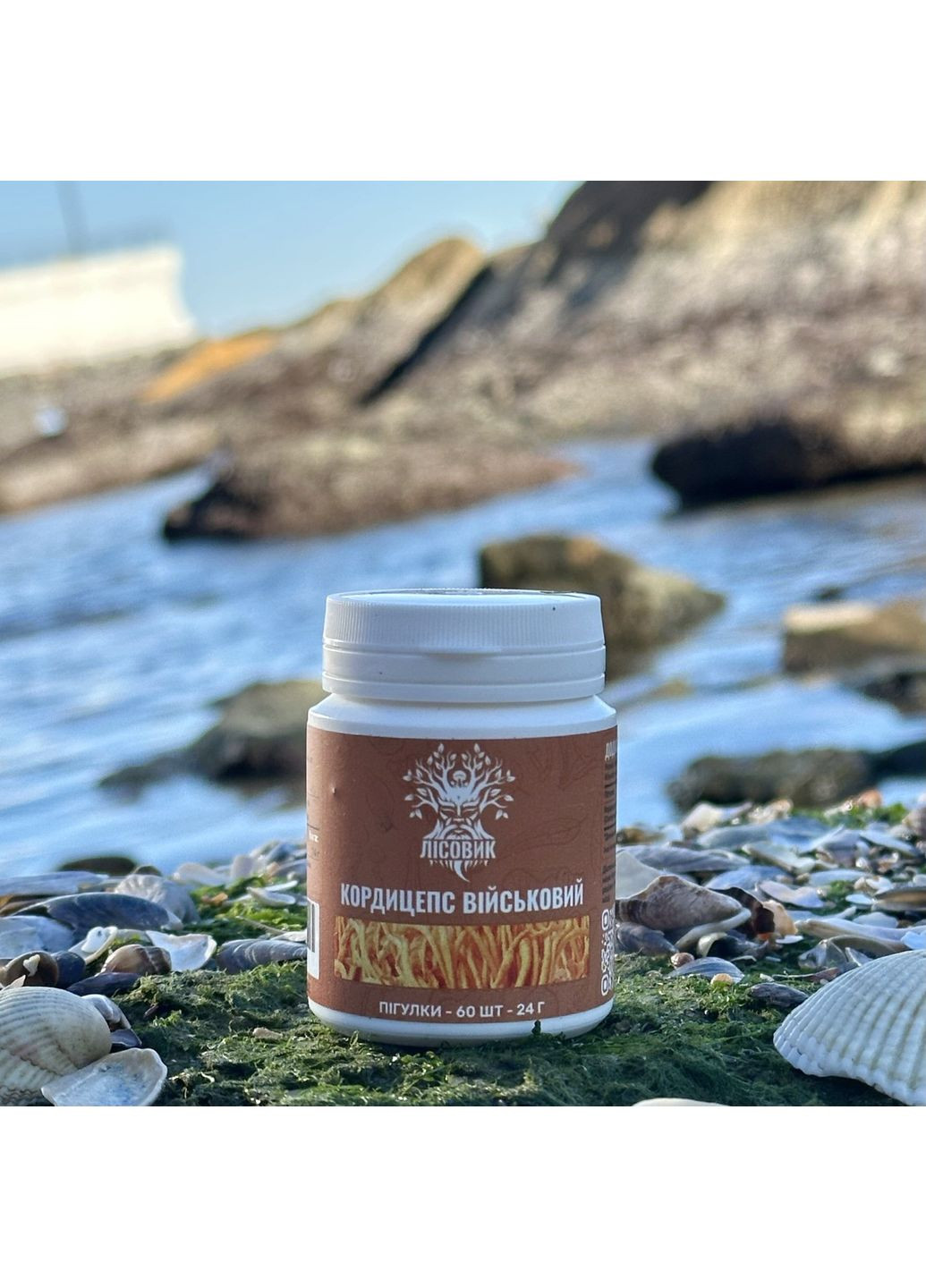 Кордицепс военный в таблетках 60 шт по 0,4 г Лісовик (334711107)