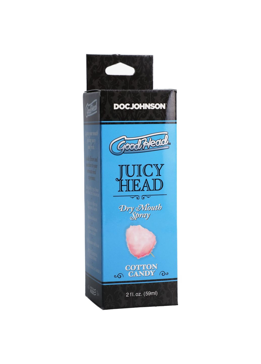 Увлажняющий оральный спрей GoodHead – Juicy Head Dry Mouth Spray – Cotton Candy 59мл Doc Johnson (335388023)