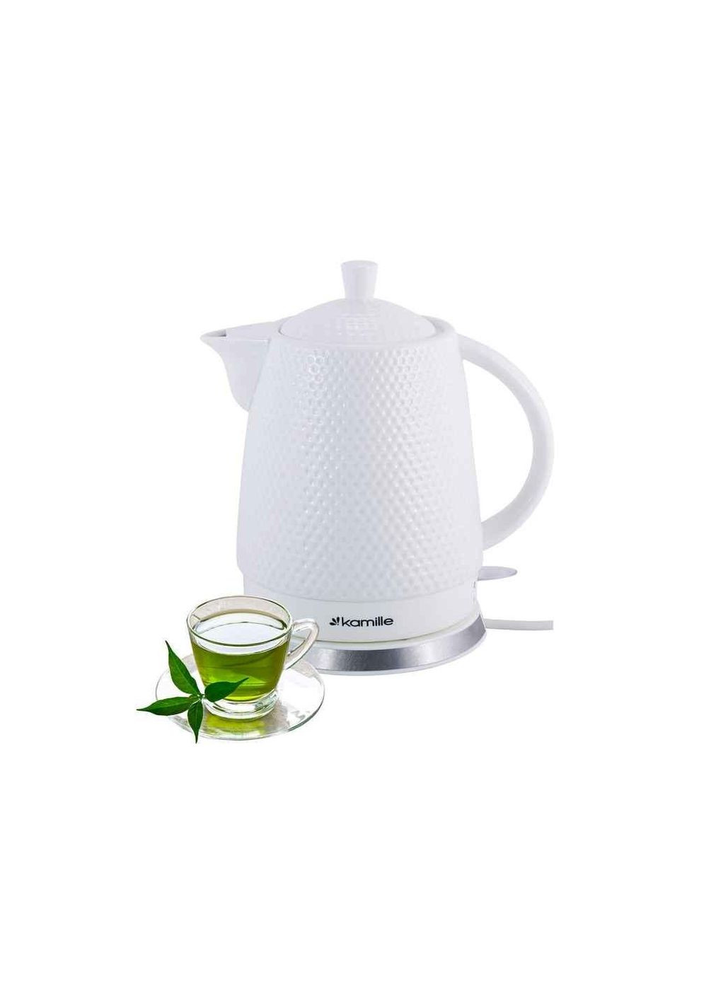 Електрочайник КМ-1725, 1,5 л., керамічний ТМ Kamille (304261123)