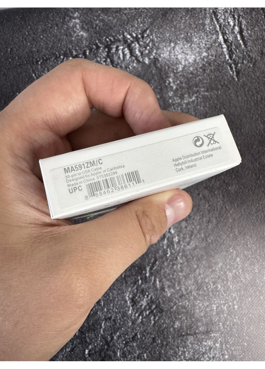 Кабель 30-pin to USB 1m для iPhone 4/4S/iPad 1/2/3/ Кабель для Зарядки Гарантия No Brand (370269469)