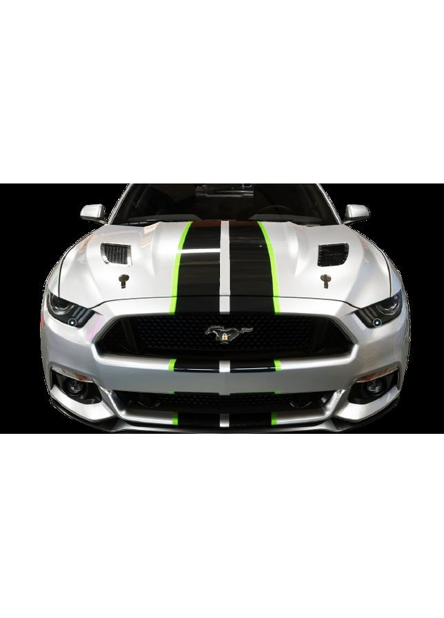 Смуги на форд мустанг 3D TUNING STUDIO CHZ 1500х190х0.14мм=6штук No Brand (362498643)