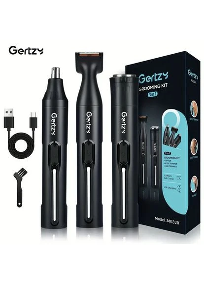Тример акумуляторний 3в1 для носа вух та бороди GERTZY MG320 No Brand (324768843)