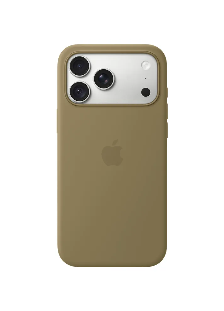 Чехол для iPhone 18 Pro Max Silicone Case with MagSafe Olive (MK924ZM/A) Apple (410699865)