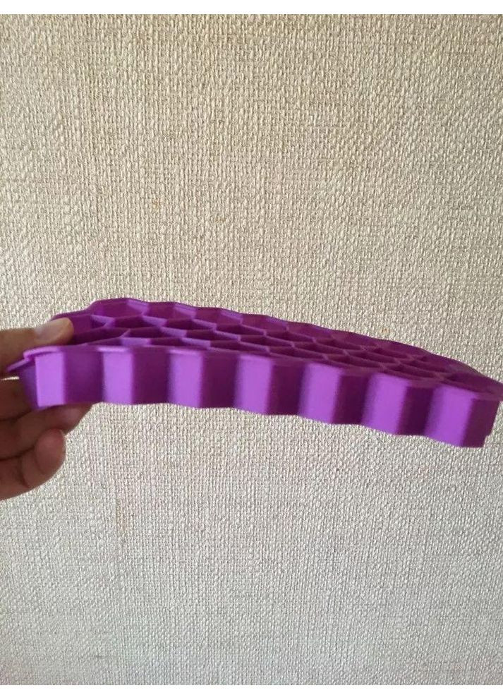 Силіконова форма для льоду та морозива "Соти" жовта No Brand (368703292)