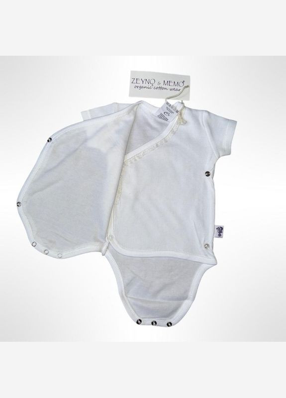 Дитяче боді organic cotton wear (Туреччина) 56-80 см Білий (0619) ZEYNO&MEMO (344467903)