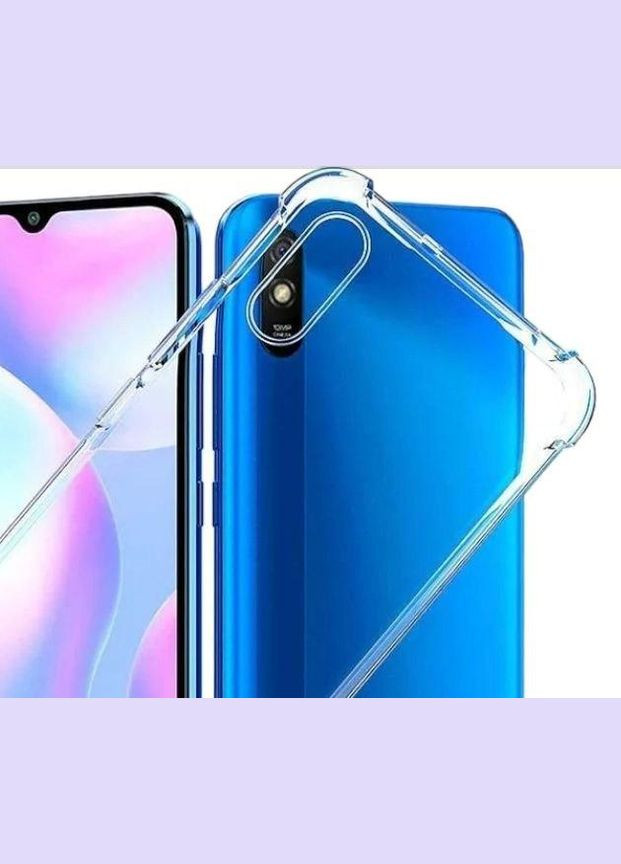 Силіконова накладка (бампер) для смартфона Xiaomi Redmi 9AT / / Прозорий SMTT (329881073)