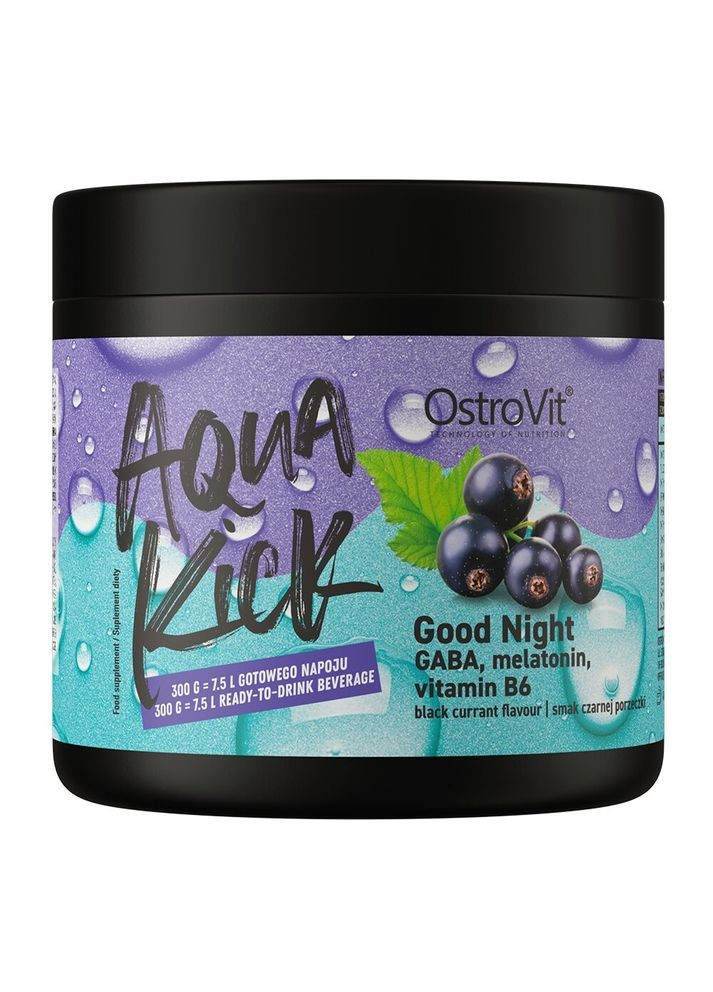 Натуральная добавка Aqua Kick Good Night, 300 грамм - черная смородина Черная смородина Ostrovit (324418355)