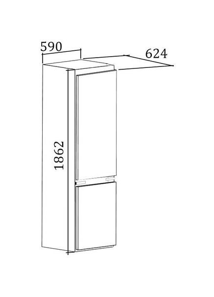 Холодильник FN 369 R двухкамерный GUNTER&HAUER