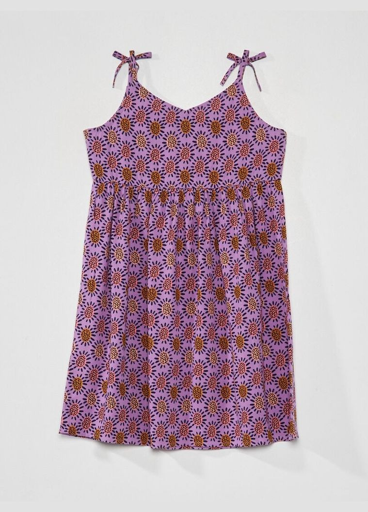 Фіолетова сукня літо,фіолетовий в візерунки, Kiabi (291164789)