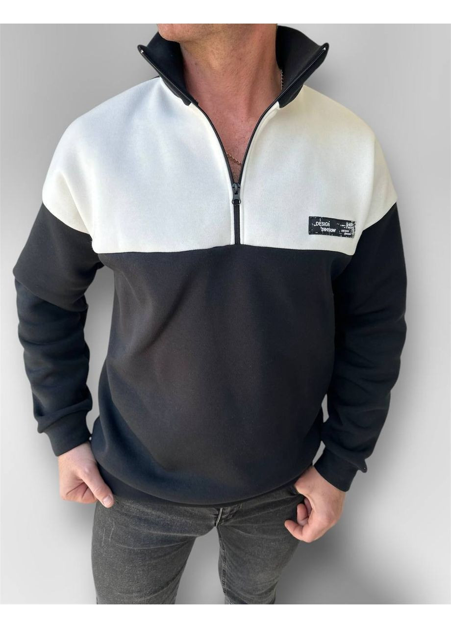 Чоловіча тепла кофта на флісі без капюшона No Brand (362244480)